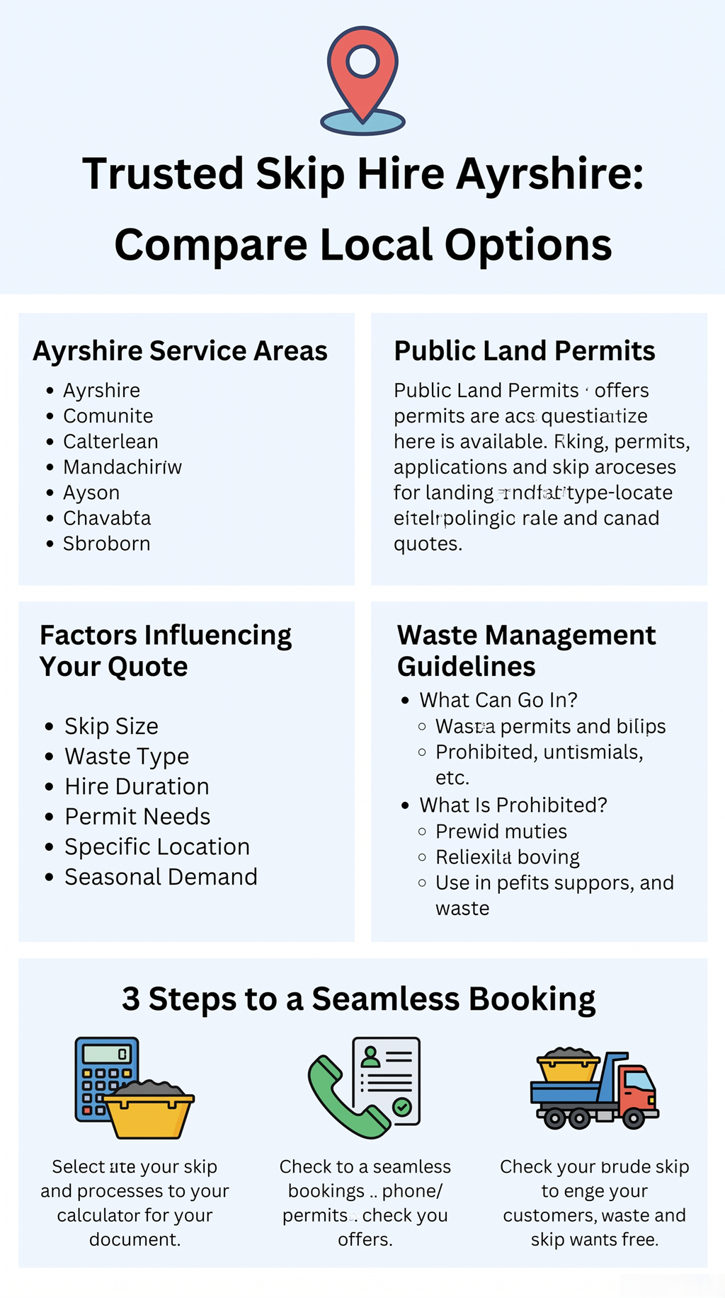Skip hire Ayrshire guide with pricing, permits, waste tips, and simple booking process overview today.