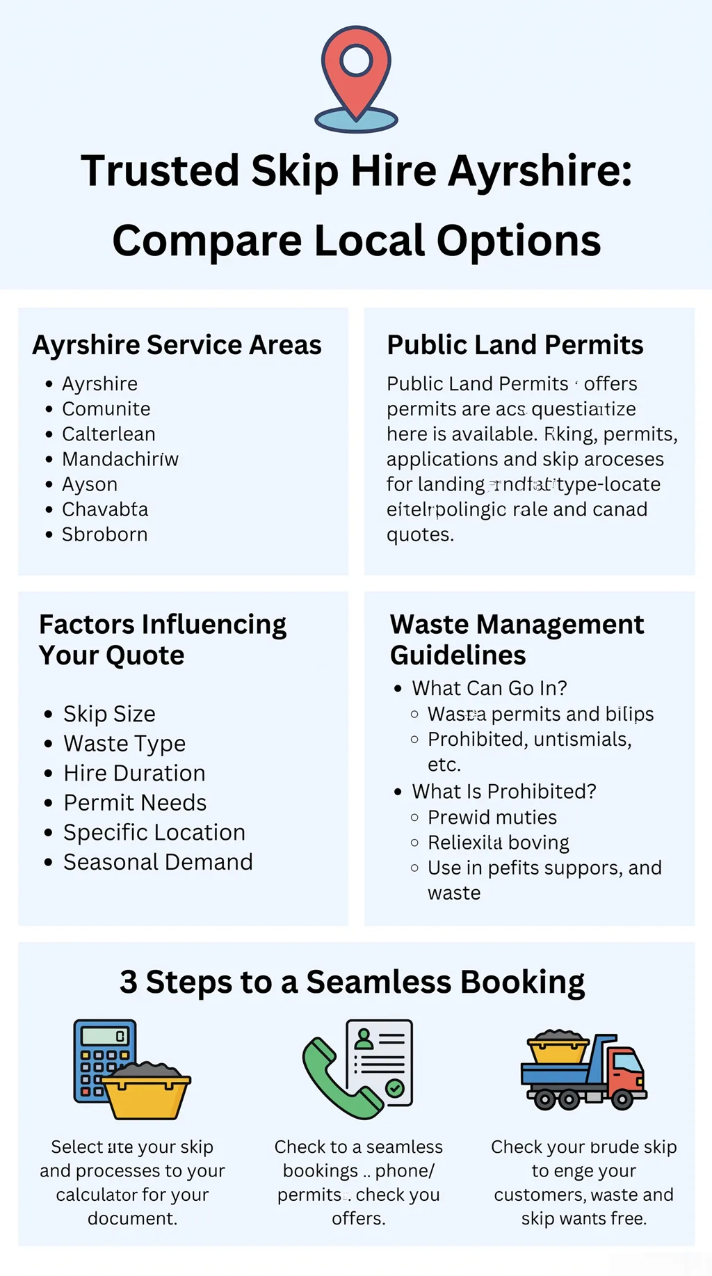 Skip hire Ayrshire guide with pricing, permits, waste tips, and simple booking process overview today.