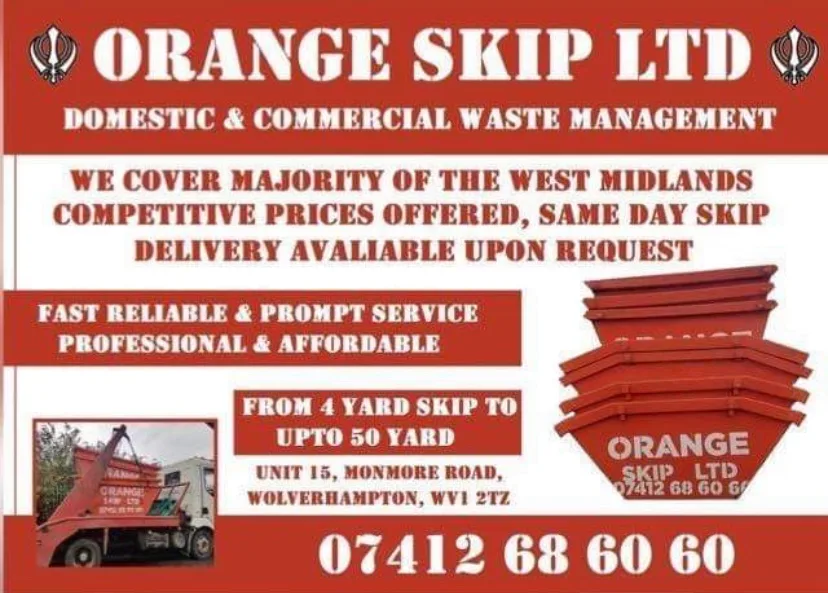 Orange Skips Wolverhampton Ltd
